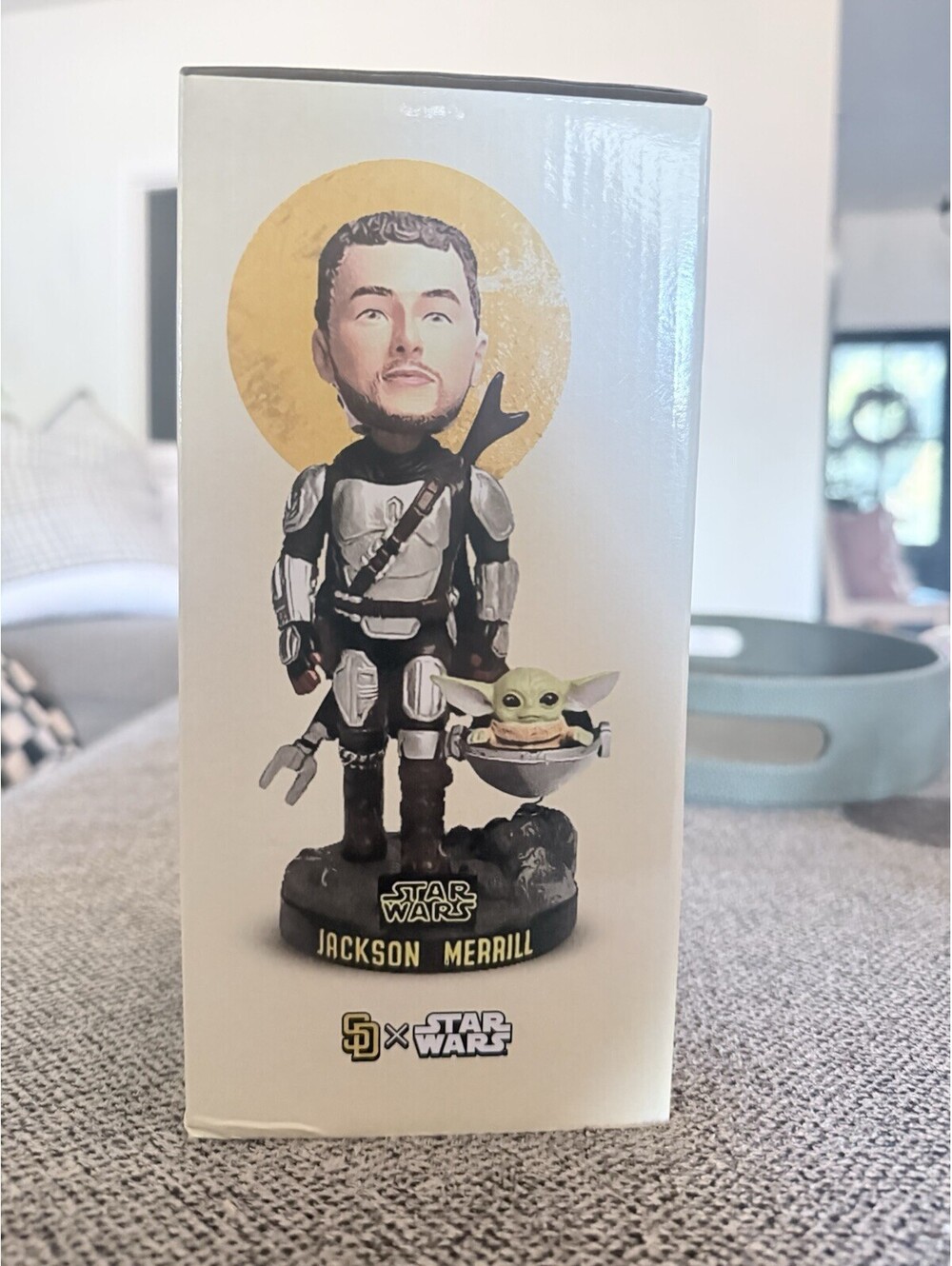 Jackson Merrill + Grogu Star wars bobblehead San Diego Padres 2026 SGA